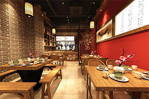 180方牛肉火锅店装修设计